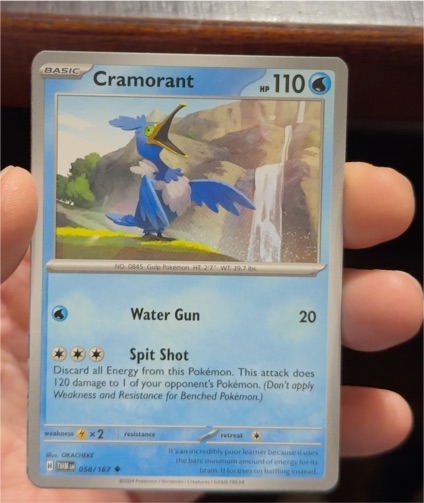 2024 Pokémon TCG Scarlet & Violet Twilight Masquerade #58 Cramorant — front