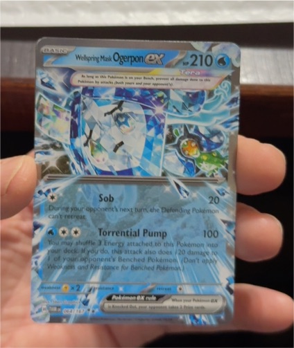 2024 Pokemon TCG Wellspring Mask Ogerpon ex #064/167 Twilight Masquerade — front