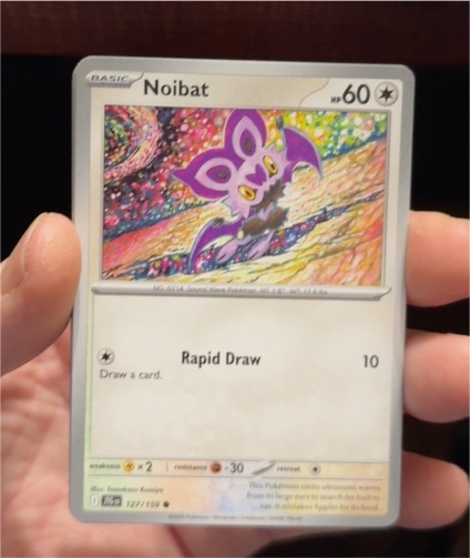 2025 Pokémon Journey Together #127 Noibat — front