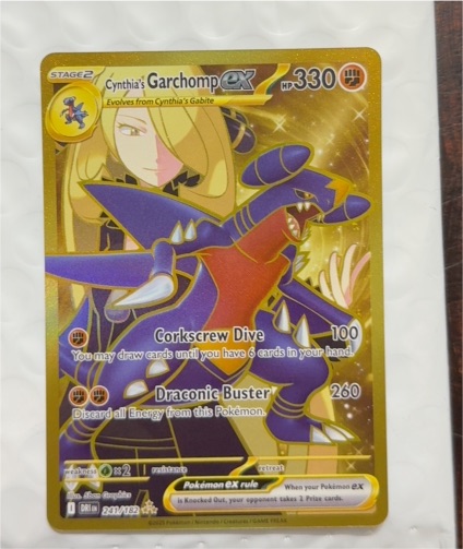 2025 Pokémon Destined Rivals #241 Cynthia's Garchomp EX — front