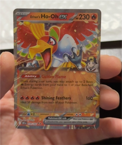 2025 Pokémon TCG Destined Rivals #039 Ethan's Ho-Oh ex — front