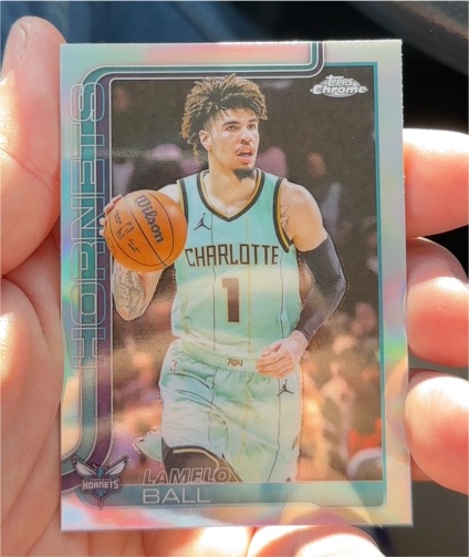 2025-26 Topps Chrome #39 LaMelo Ball — front