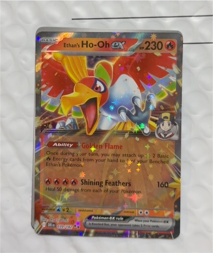 2023 Pokémon Scarlet & Violet #039 Ethan's Ho-Oh ex — front