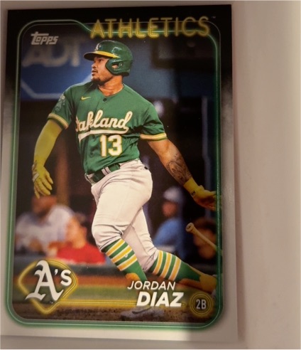 2024 Topps #697 Jordan Diaz — front