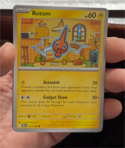 2023 Pokémon SV10: Destined Rivals #077 Rotom — front
