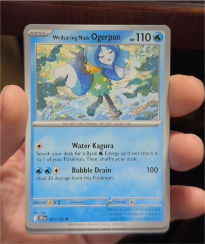 2025 Pokémon SV10 #067 Wellspring Mask Ogerpon — front