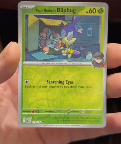 2025 Pokemon TCG SV10: Destined Rivals #015 Team Rocket's Blipbug — front