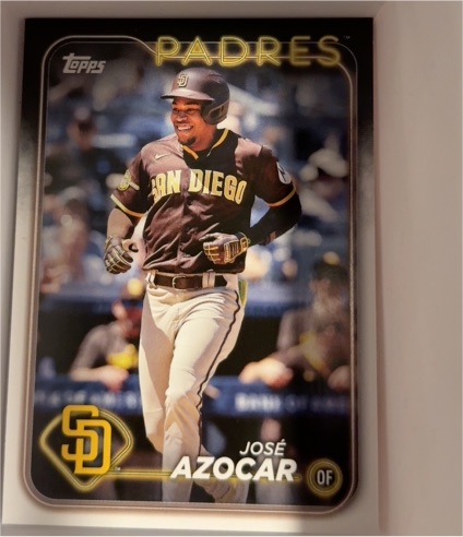2024 Topps Series 2 #423 José Azocar — front