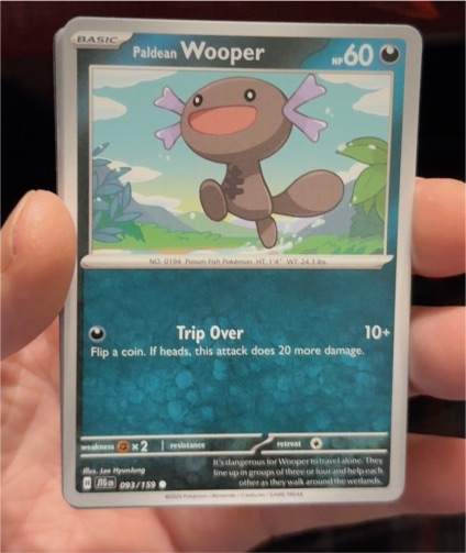 2023 Pokémon SV09: Journey Together #093 Paldean Wooper — front