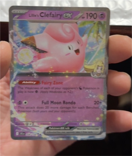 2023 Pokémon Journey Together #056 Lillie's Clefairy ex — front