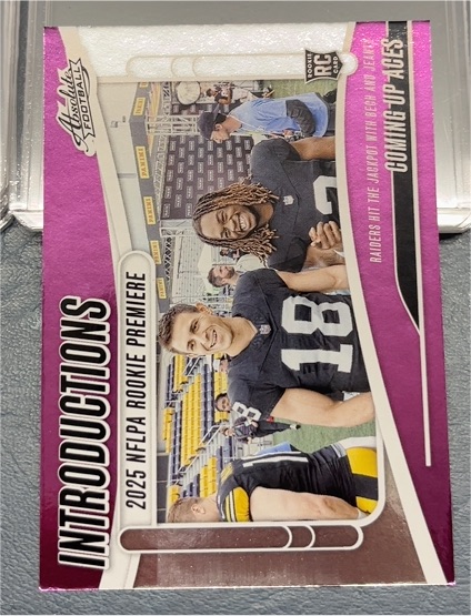 2025 Panini Absolute Football Introductions #I-TSH Tyler Shough Jalen Milroe — front