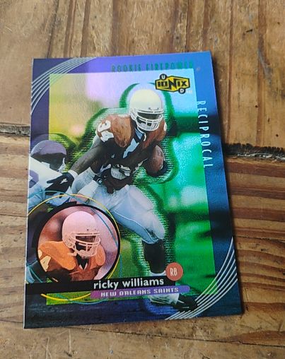 1999 Upper Deck Ionix Rookie Firepower Reciprocal #R62 Ricky Williams — front