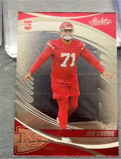 2025 Panini Absolute #146 Josh Simmons — front
