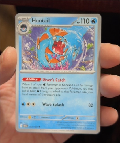 2025 Pokémon SV10: Destined Rivals #55 Huntail — front