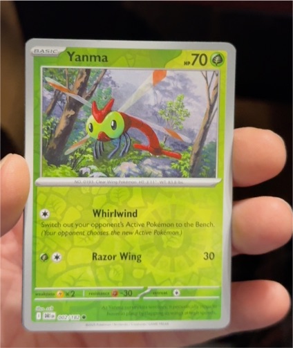 2023 Pokémon Destined Rivals #002 Yanma — front