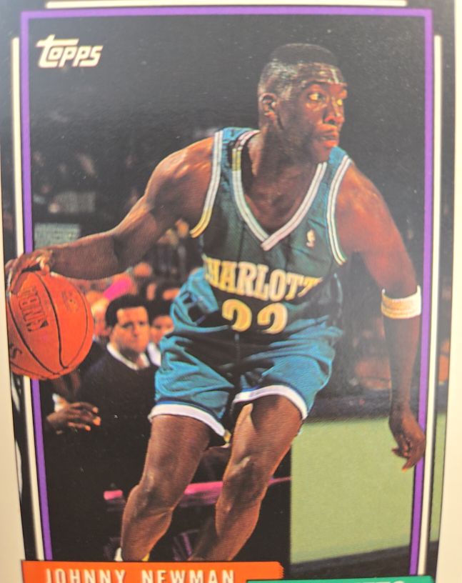 1992-93 Topps #5 Johnny Newman — front