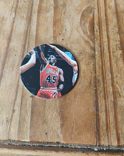 1995 Upper Deck Milk Cap Pog #45 Michael Jordan — front