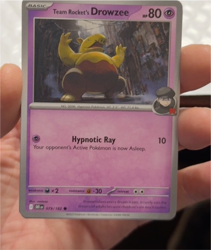 2025 Pokemon TCG SV10: Destined Rivals #079 Team Rocket's Drowzee — front