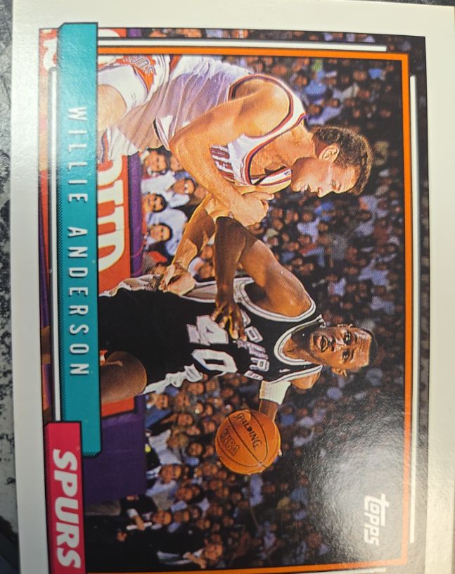 1992-93 Topps #48 Willie Anderson — front