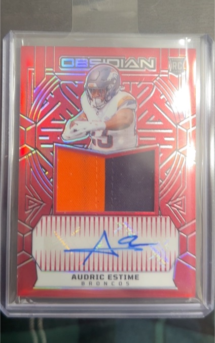 2024 Panini Obsidian #RJJ-AEE Audric Estime — front