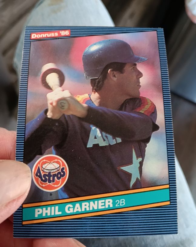 1986 Donruss #527 Phil Garner Houston Astros — front