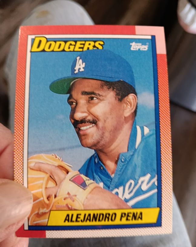 1990 Topps #483 Alejandro Pena — front