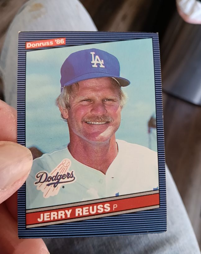 1986 Donruss #104 Jerry Reuss — front