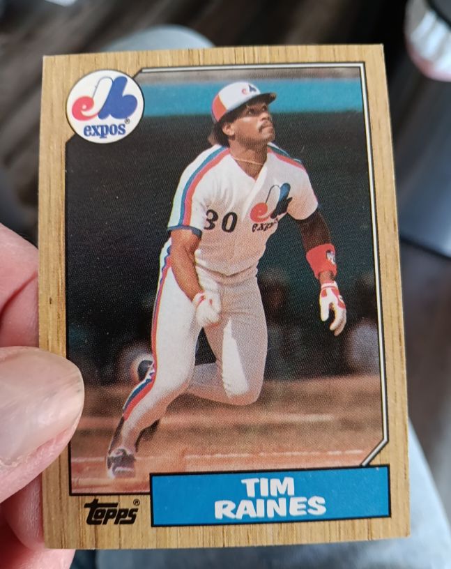 1987 Topps #30 Tim Raines — front