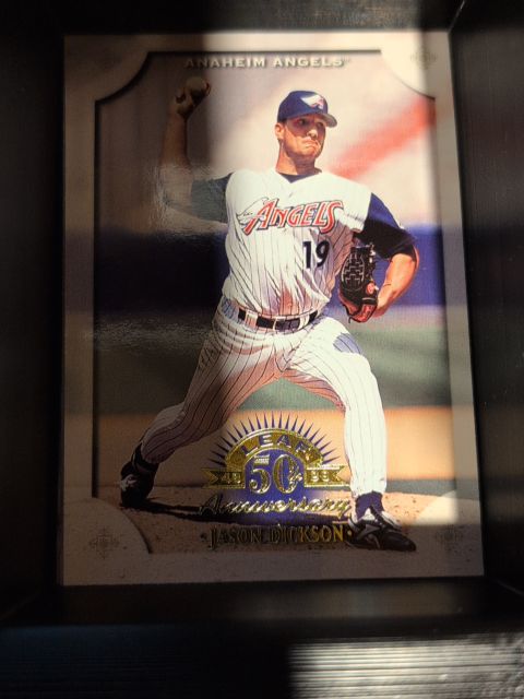 1998 Leaf 50th Anniversary #141 Jason Dickson — front