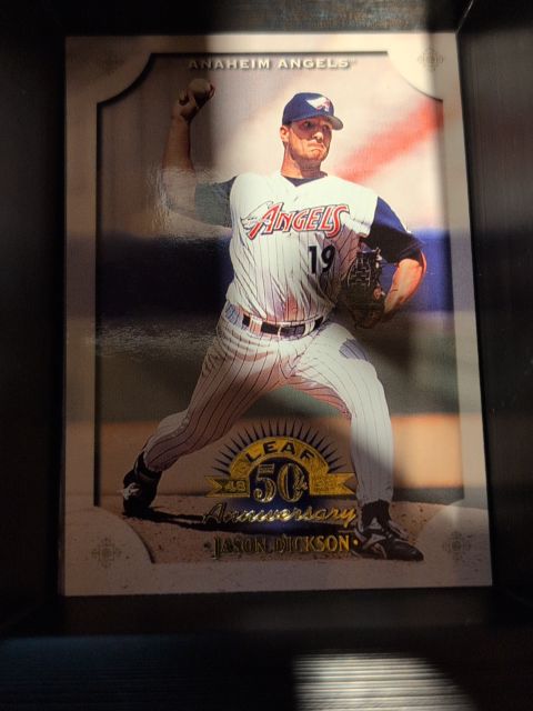 1998 Leaf 50th Anniversary #Jason Dickson — front