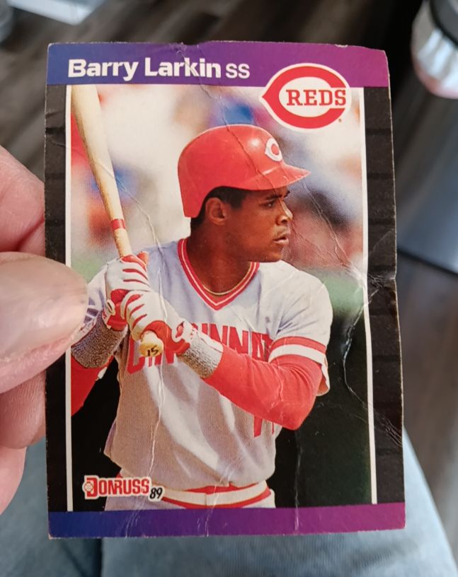 1989 Donruss #257 Barry Larkin — front