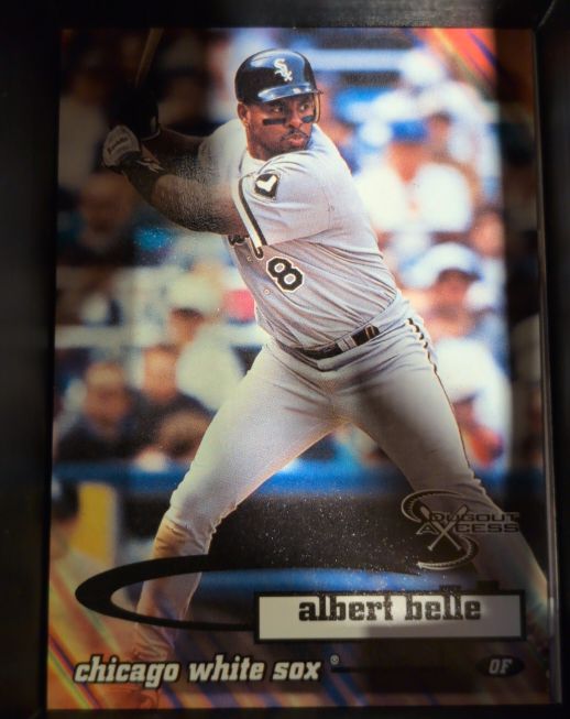 1998 SkyBox Dugout Axcess #58 Albert Belle — front