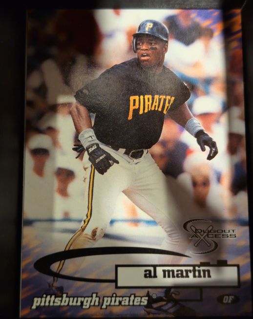 1998 Skybox Dugout Axcess #38 Al Martin — front