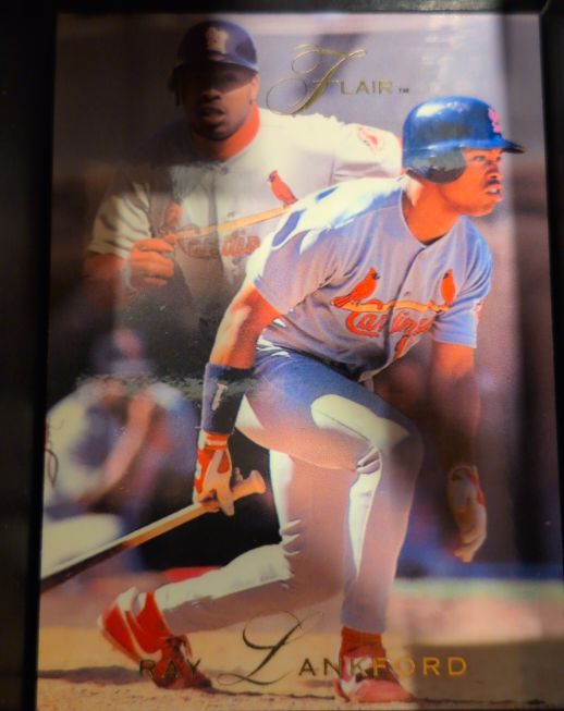1993 Fleer Flair #122 Ray Lankford — front