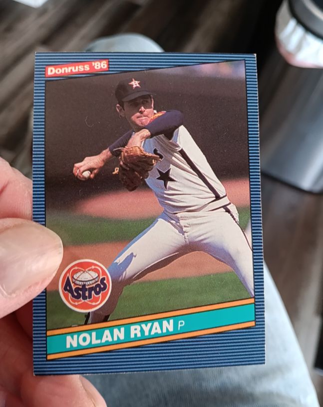 1986 Donruss #258 Nolan Ryan — front