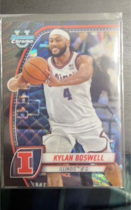 2024-25 Bowman University Chrome #78 Kylan Boswell — front
