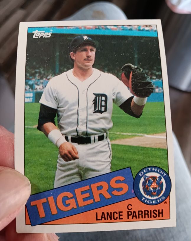 1985 Topps #160 Lance Parrish — front