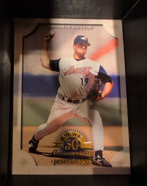 1998 Leaf 50th Anniversary #141 Jason Dickson — front