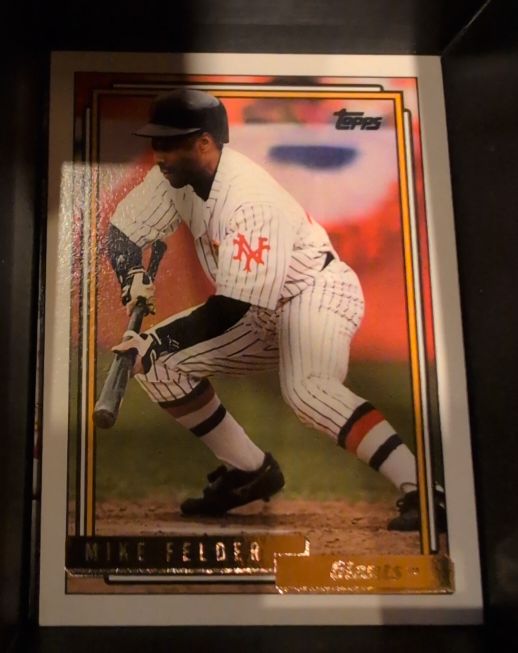 1992 Topps Gold #697 Mike Felder — front