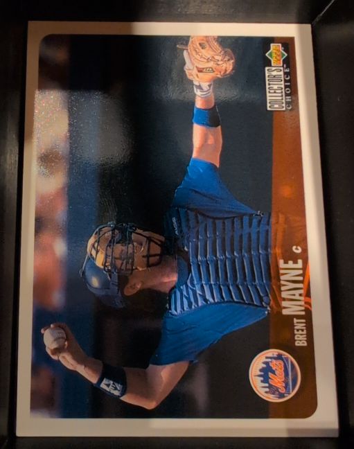 1996 Collector's Choice #622 Brent Mayne — front