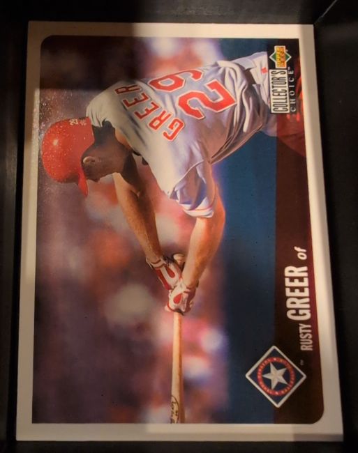 1996 Upper Deck Collector's Choice #741 Rusty Greer — front