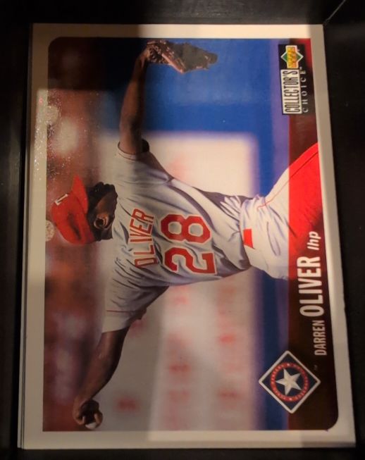 1996 Collector's Choice #734 Darren Oliver — front