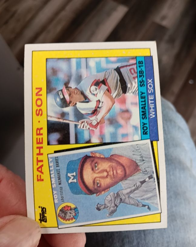1985 Topps #140 Roy Smalley Jr. / Roy Smalley — front