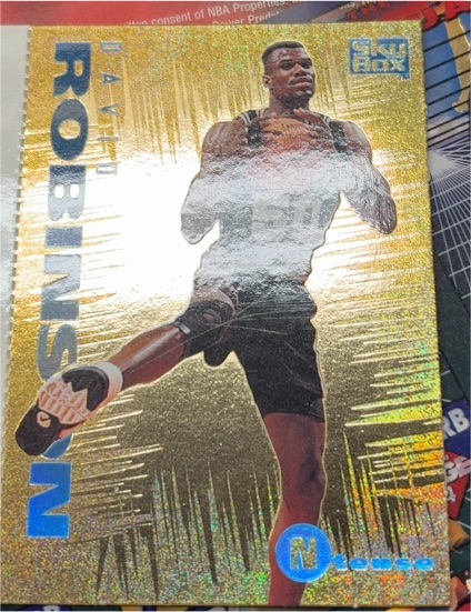 1994-95 SkyBox Emotion #9 David Robinson — front