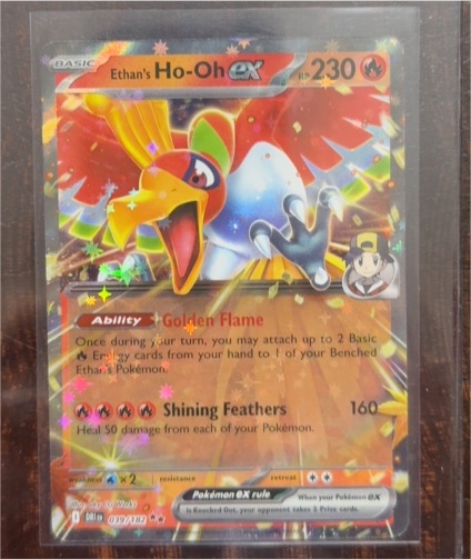 2025 Pokémon SV10: Destined Rivals #039 Ethan's Ho-Oh ex — front