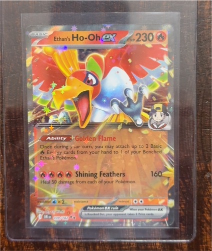 2023 Pokémon TCG Ethan's Ho-Oh ex #039/182 — front