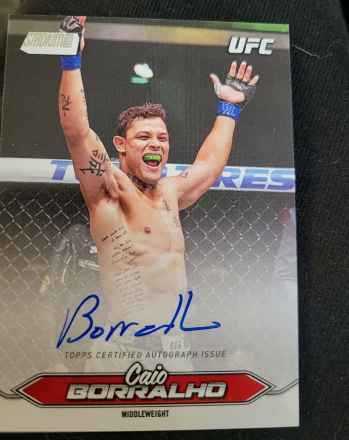 2025 Topps Stadium Club UFC #98 Caio Borralho — front
