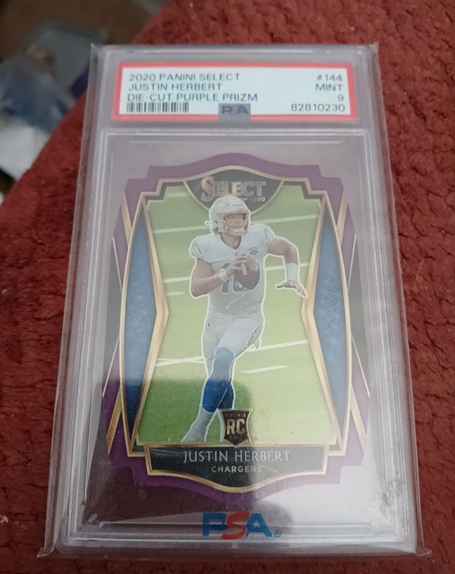 2020 Panini Select #144 Justin Herbert — front