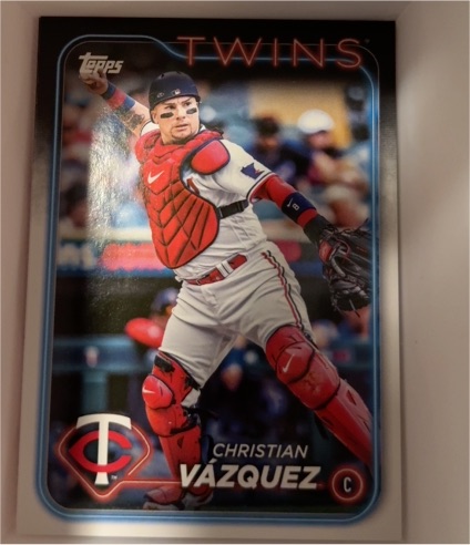 2024 Topps Series 2 #654 Christian Vazquez — front