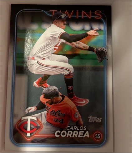 2024 Topps Chrome #156 Carlos Correa — front
